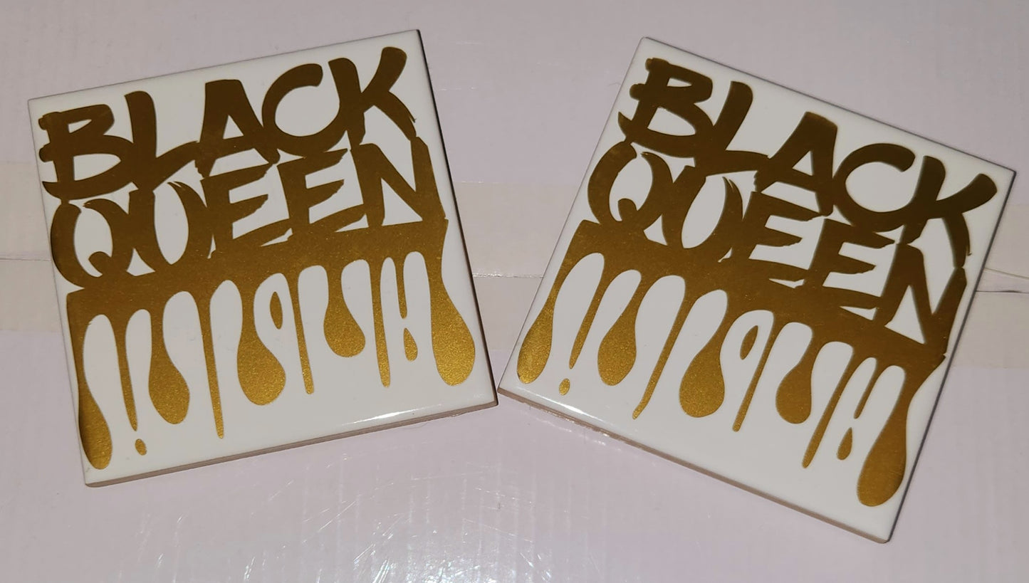 Black Queen Coasters