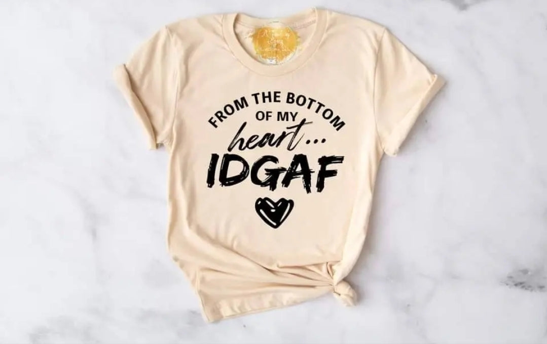 From the bottom of my heart