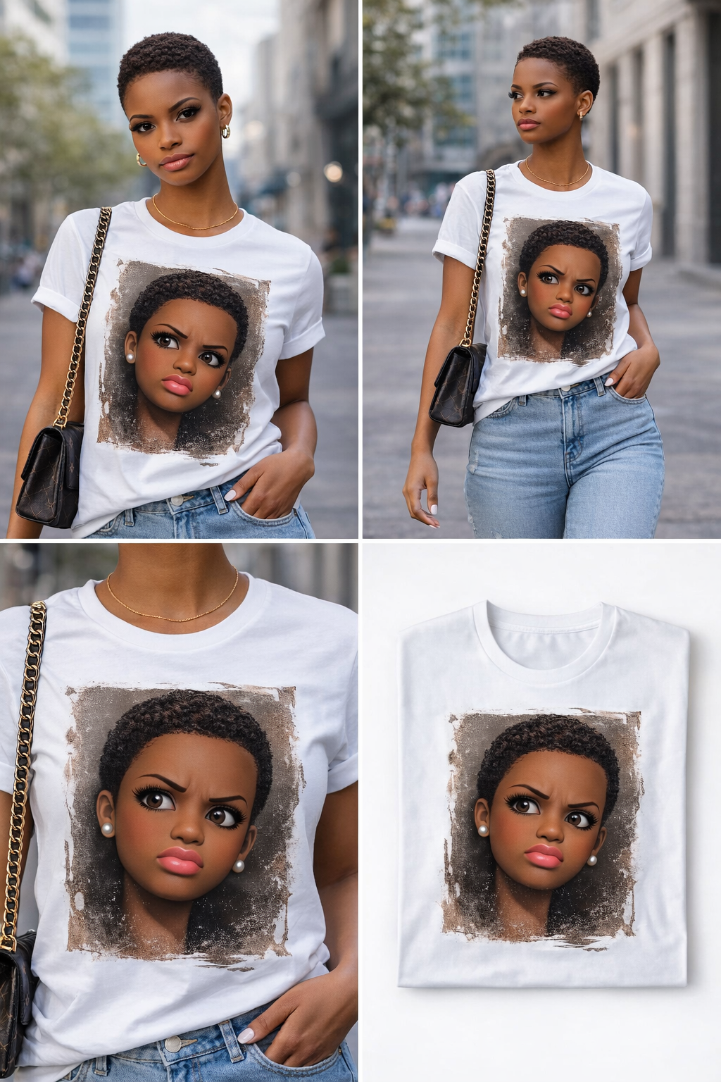 Stank face BALD Barbie