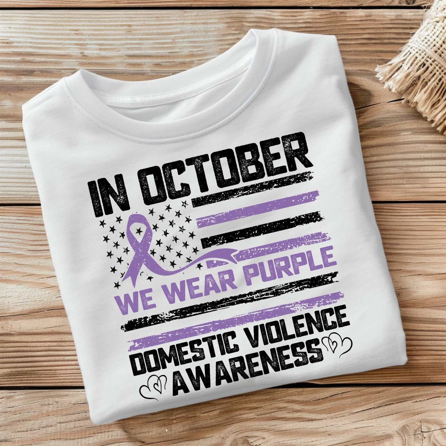 In October, We Wear Purple for DV