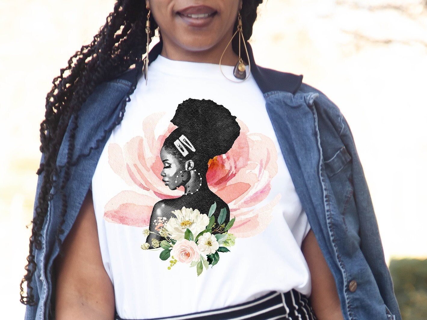 Floral Afro Beauty