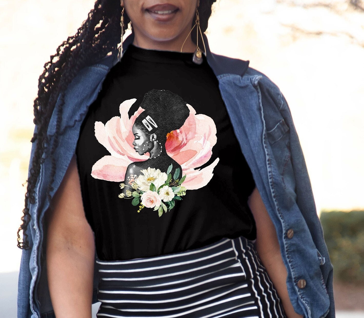 Floral Afro Beauty