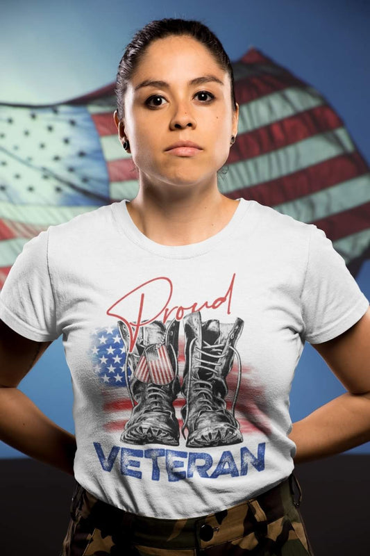 Proud Veteran, Military, All Branches, T-shirt